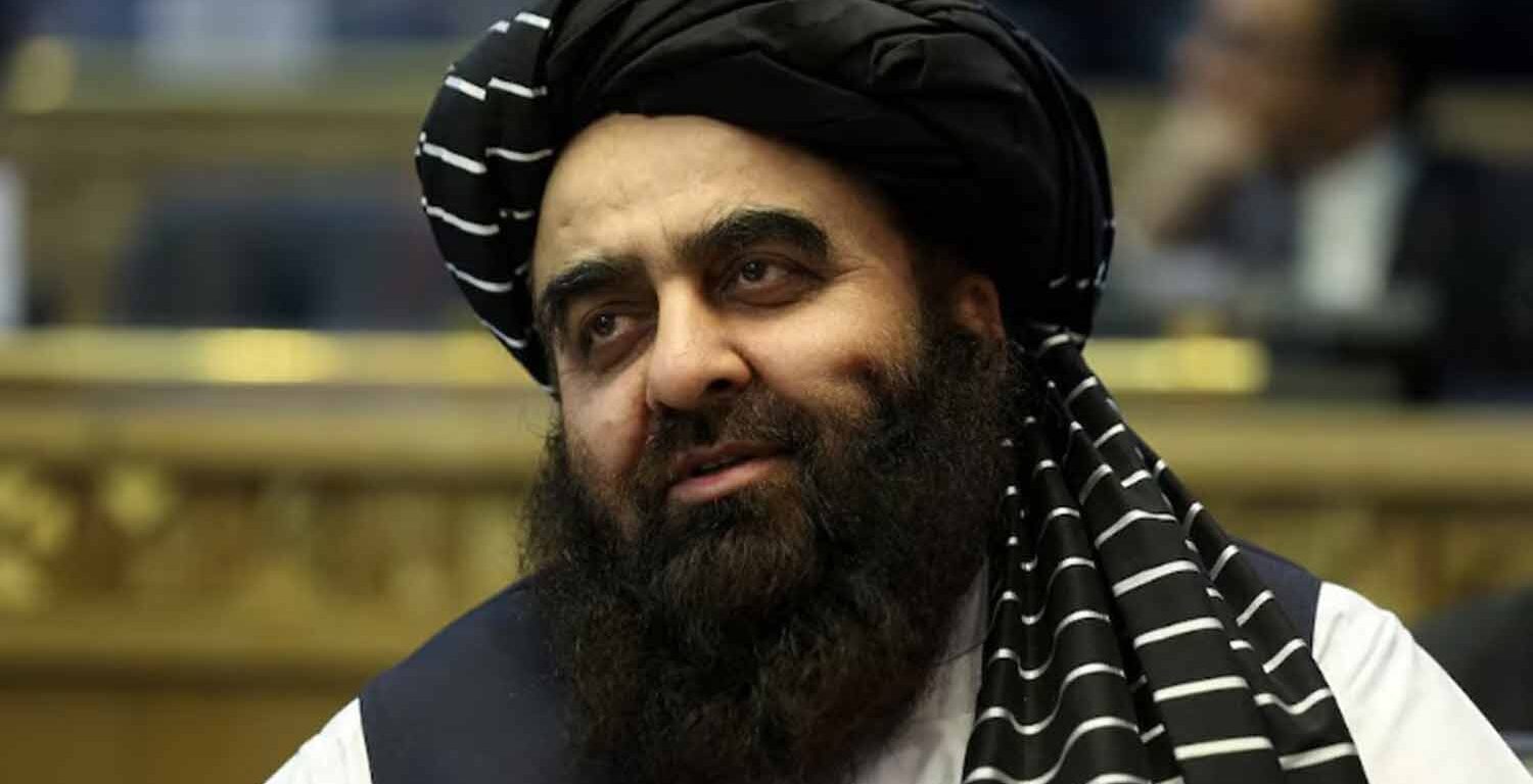 Acting Foreign Minister of Afghanistan's Taliban movement Amir Khan Muttaqi