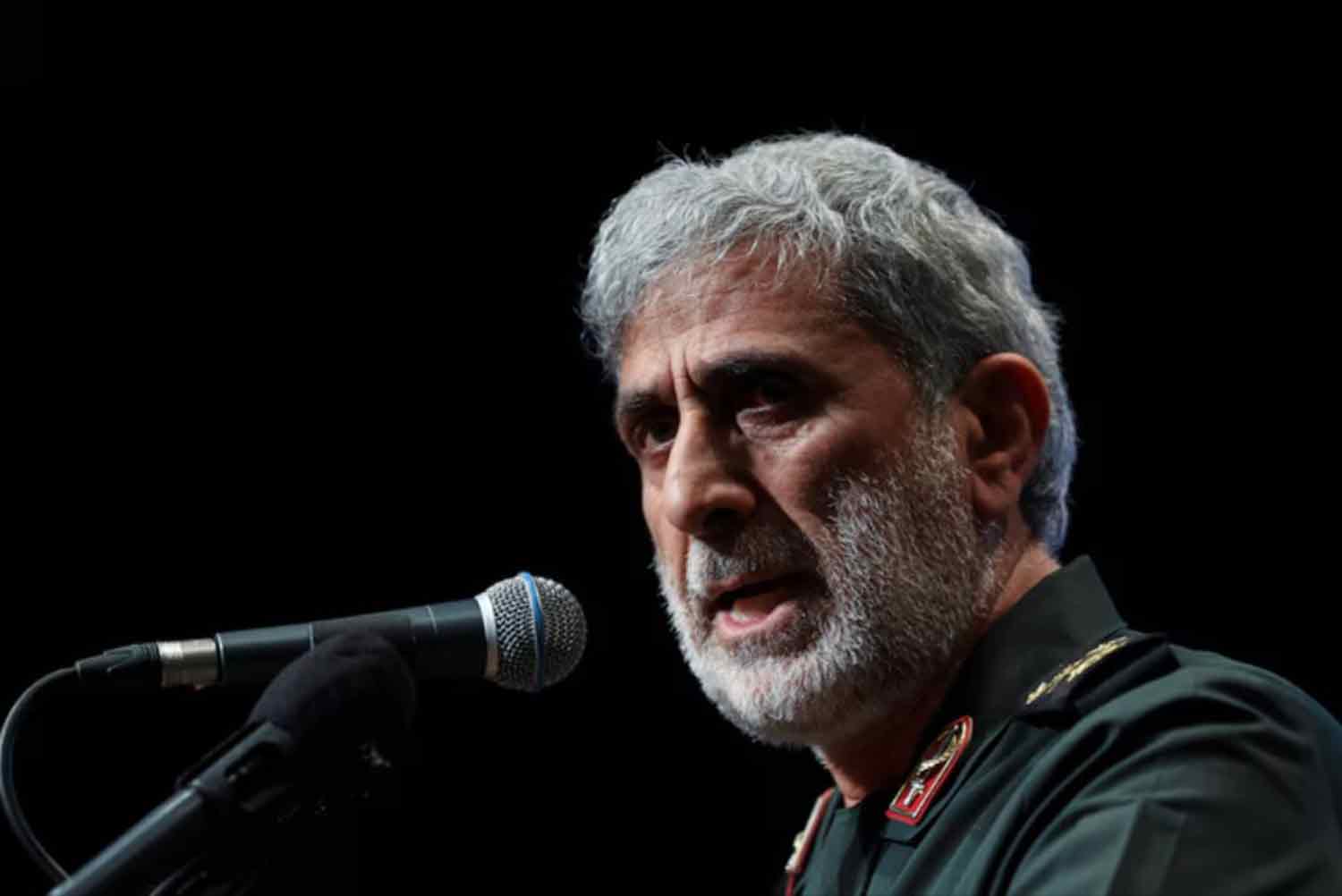 Esmail-Qaani Brigadier General Esmail Qaani, the head of the Revolutionary Guards' Quds Force