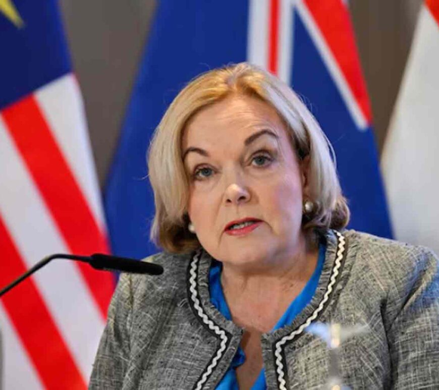 New Zealand's Defence Minister Judith Collins