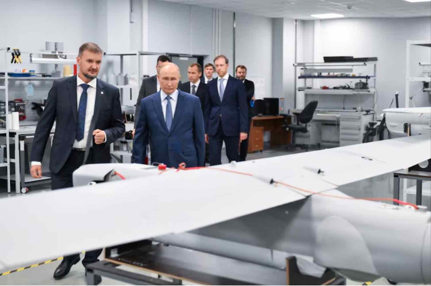 A project to produce combat drones for Russia inside China revealed