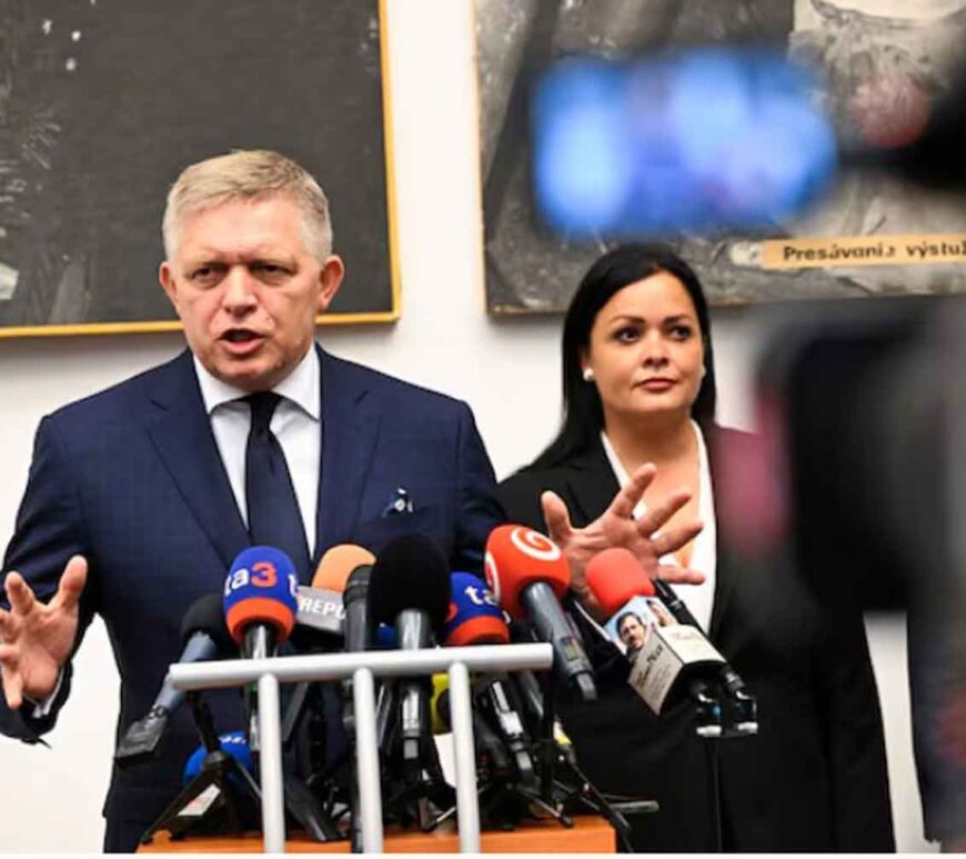 Slovakia's Prime Minister Robert Fico