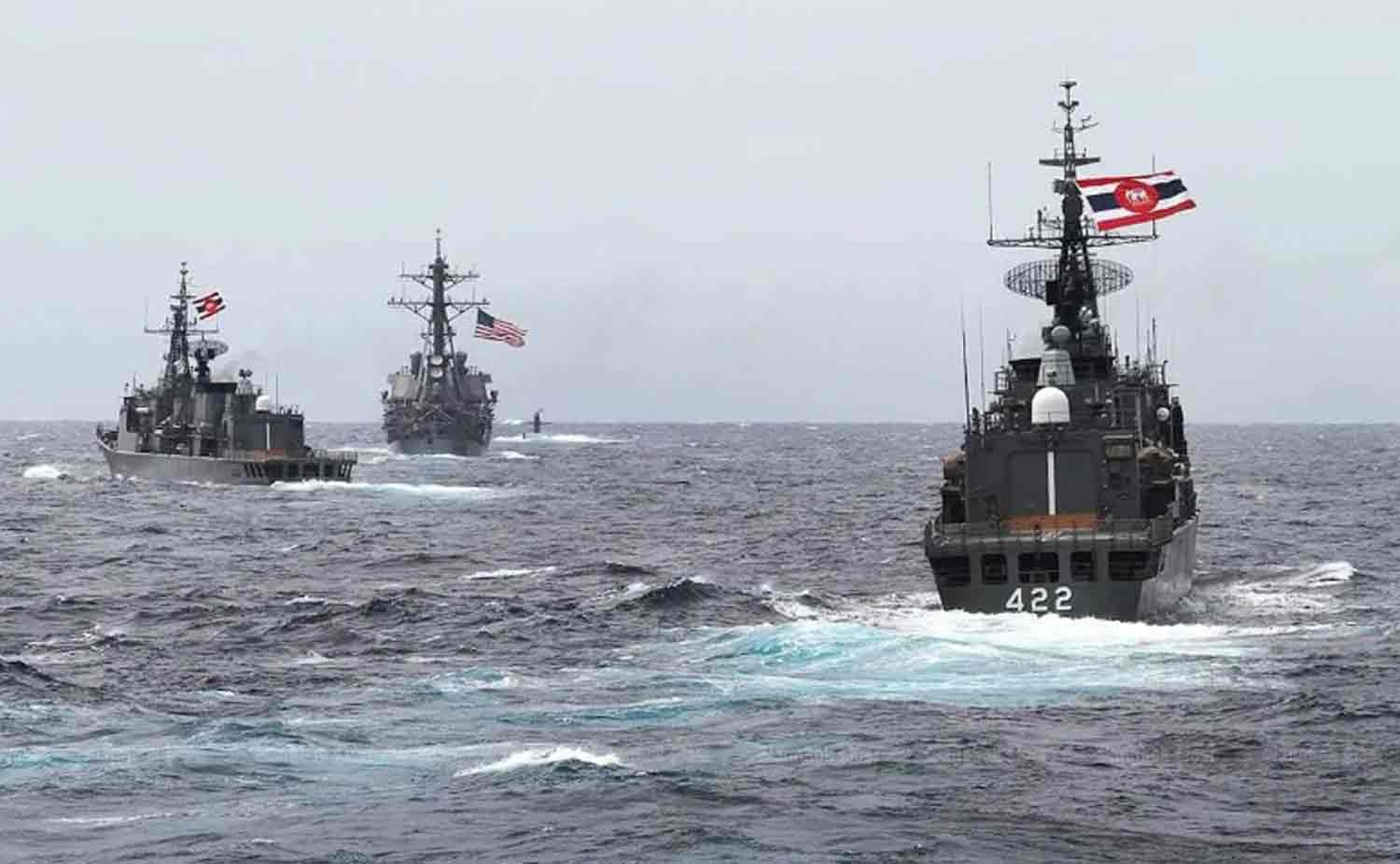 US-and-Thai-naval-vessels