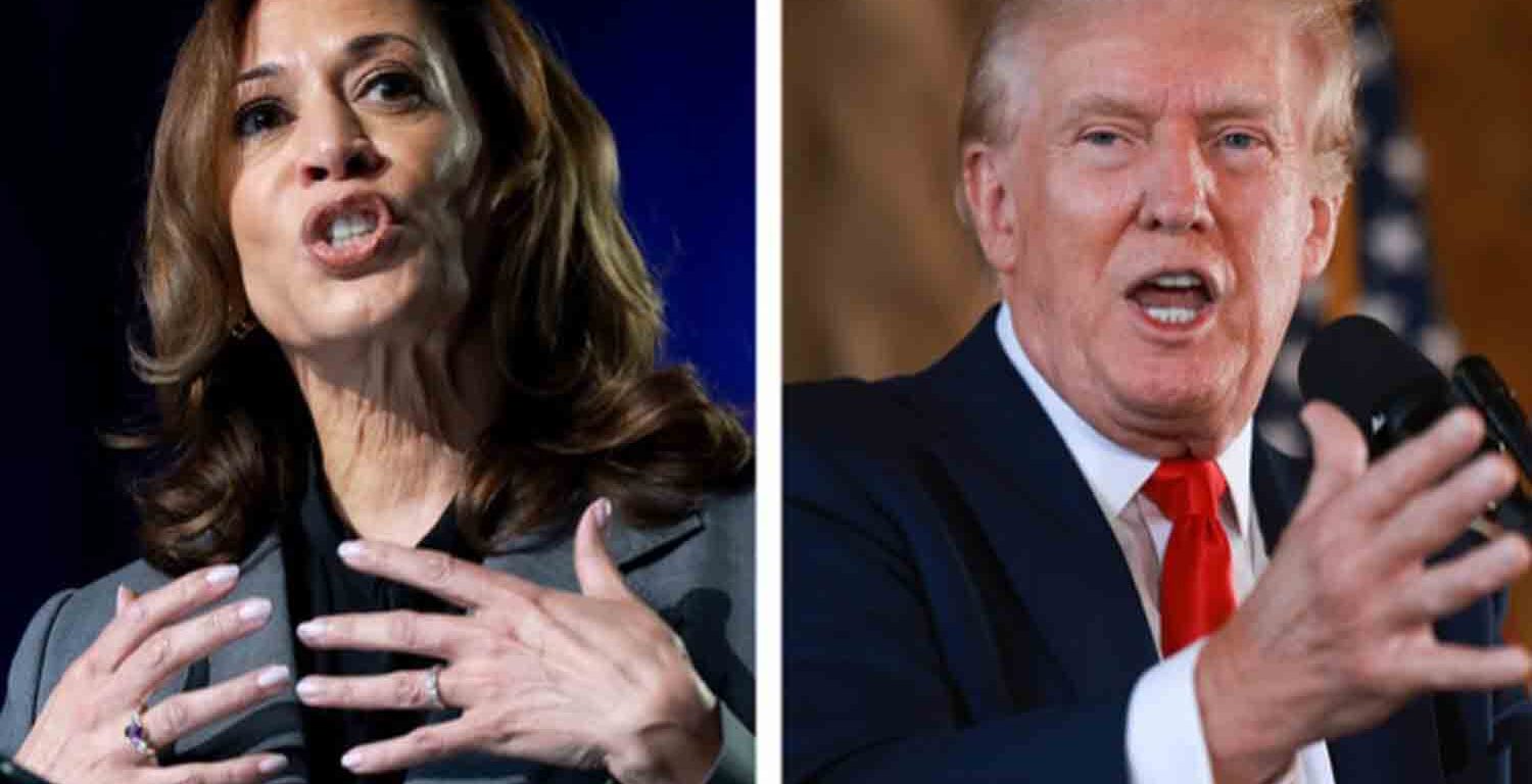 Kamala Harris and Donald Trump