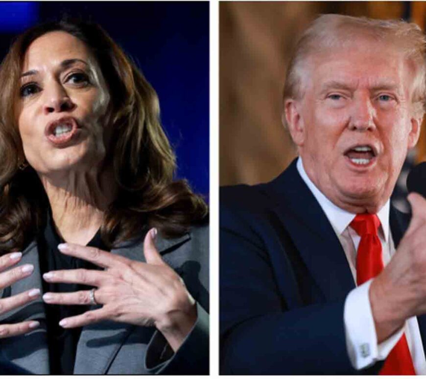 Kamala Harris and Donald Trump