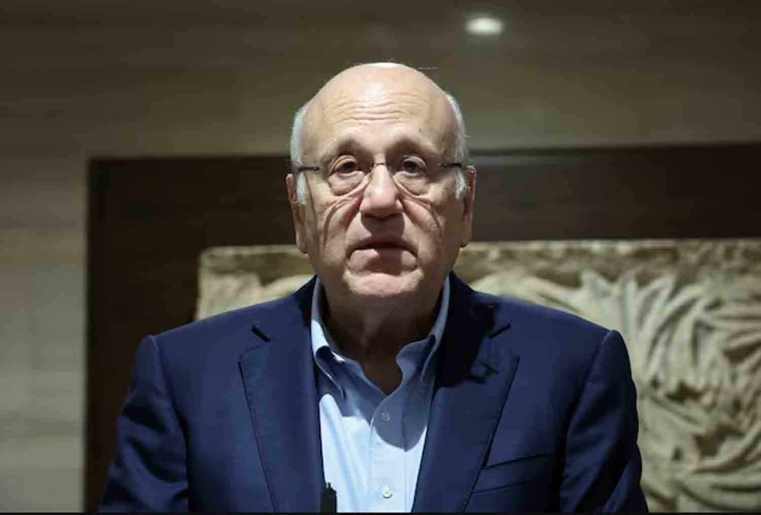 Najib-Mikati Lebanon's caretaker Prime Minister Najib Mikati speaks during a press conference in Beirut, Lebanon.