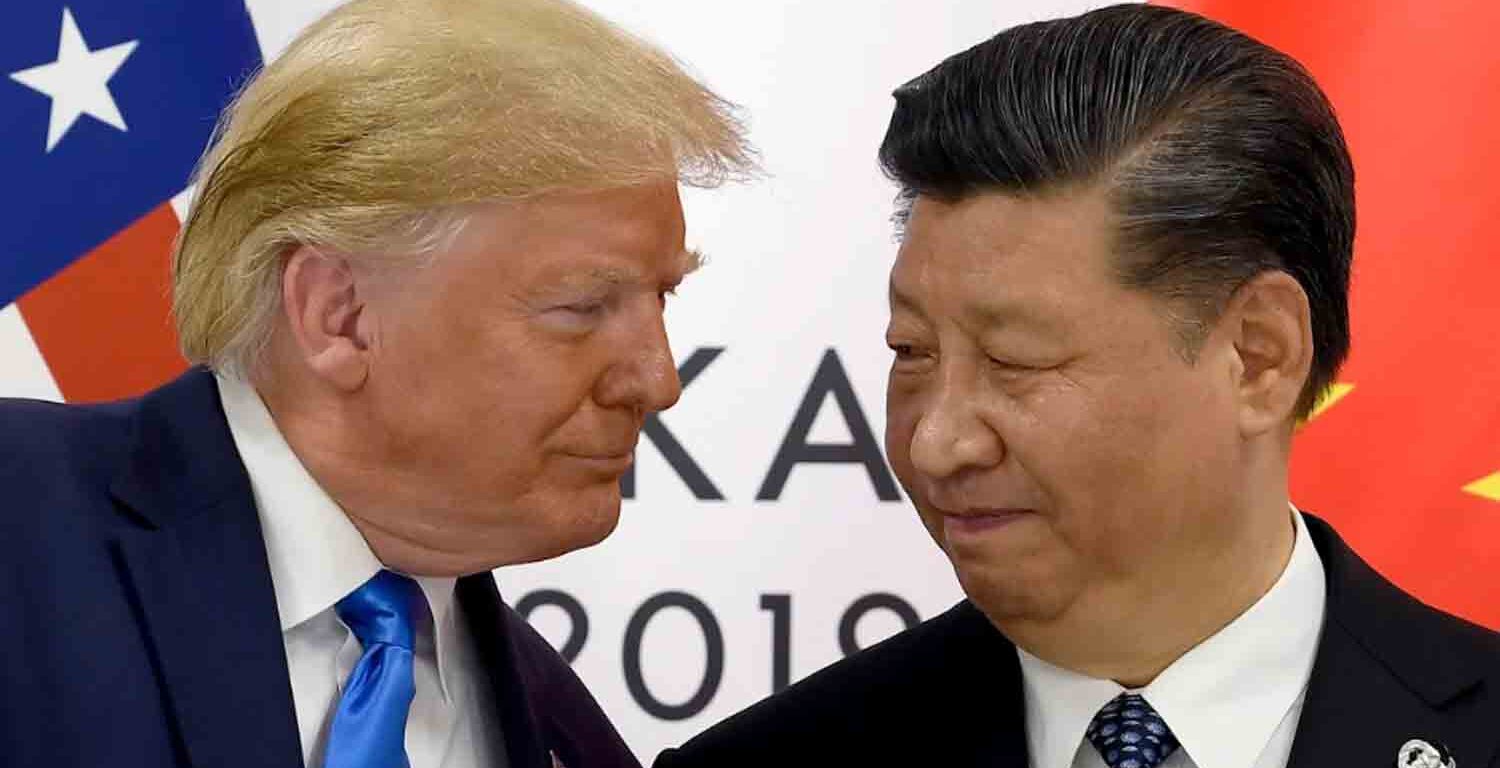 Donald Trump meets with Chinese President Xi Jinping