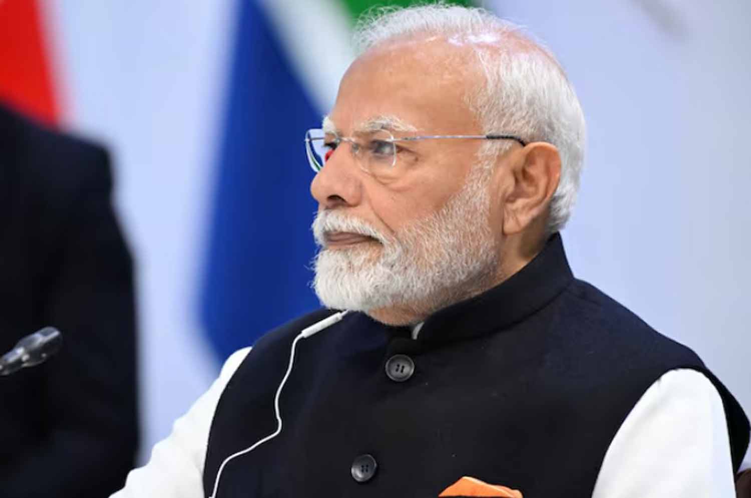 Narendra-Modi Indian Prime Minister Narendra Modi attends the narrow format meeting of the BRICS summit in Kazan.