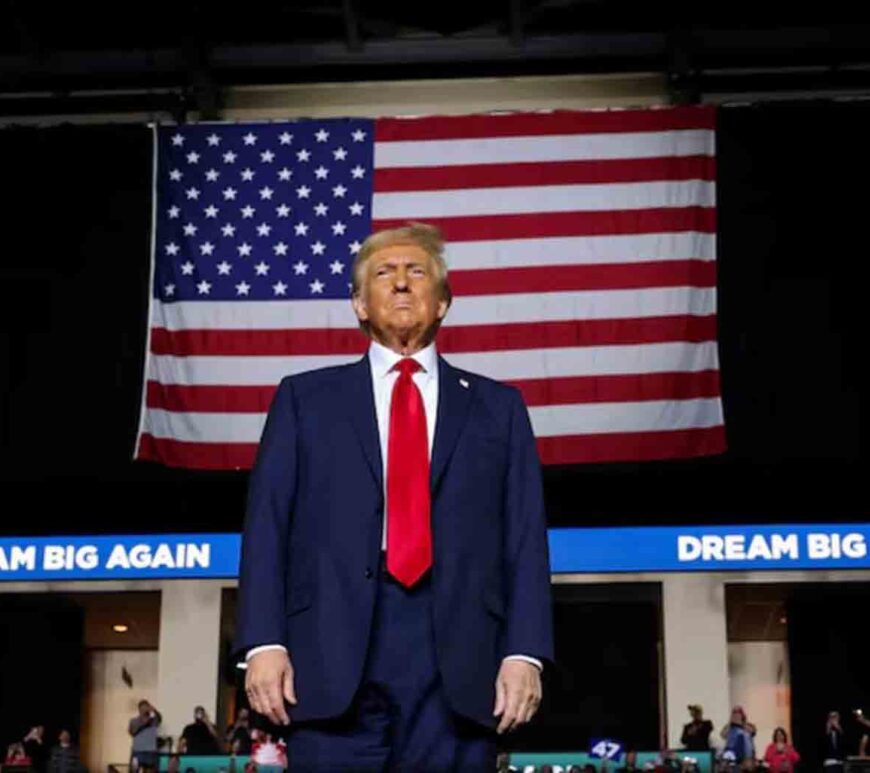 Donald Trump attends a campaign event, in Allentown, Pennsylvania, U.S.