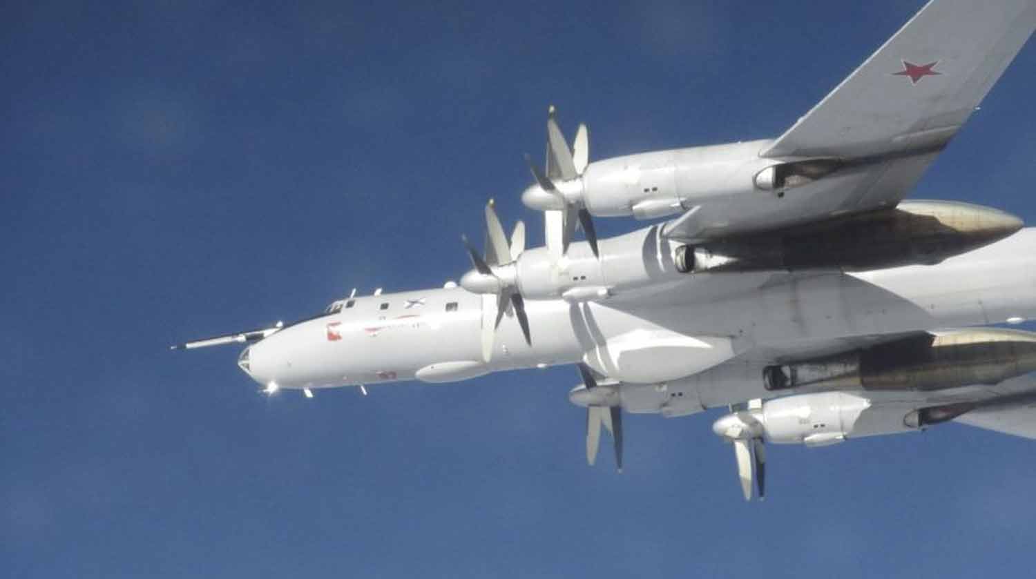 UK fighter jets monitor Russian aircraft near the nation’s airspace