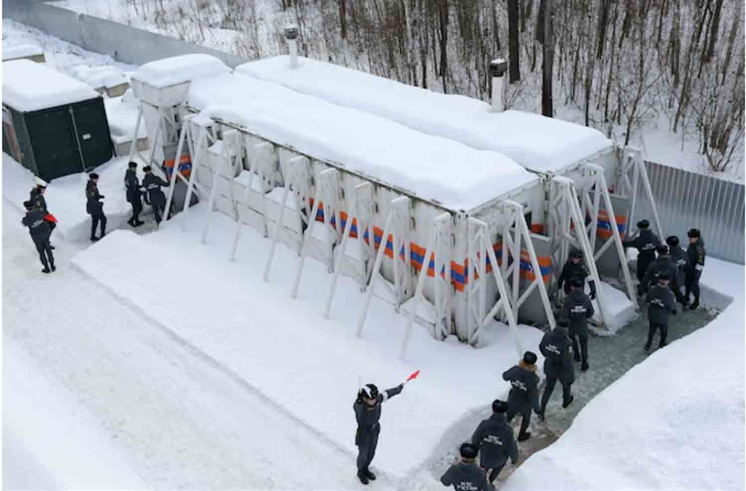 Russia begins the production of mobile bomb shelters designed to withstand nuclear threats