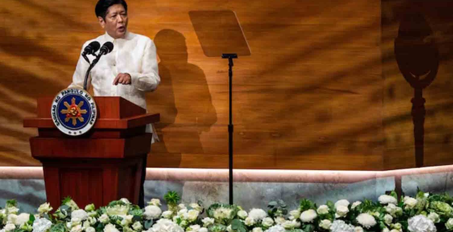 Philippine President Ferdinand Marcos Jr. delivers his third State of the Nation Address (SONA) at the House of Representatives in Quezon City, Metro Manila, Philippines.