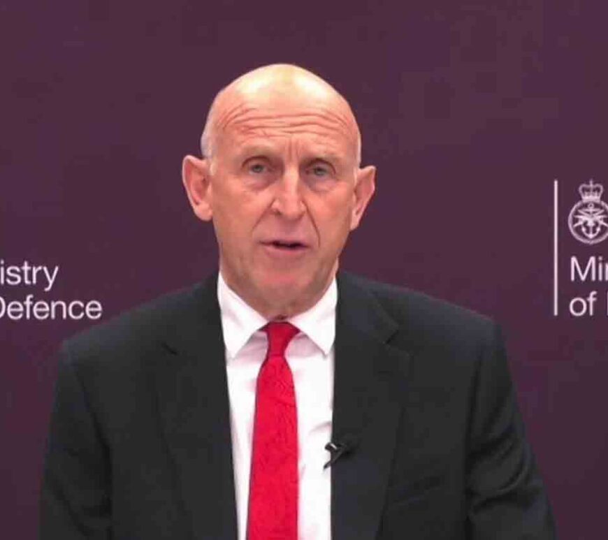 Defence Secretary John Healey