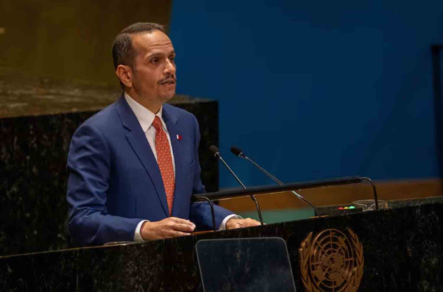 Qatar's Prime Minister and Foreign Minister Sheikh Mohammed Bin Abdulrahman Al-Thani