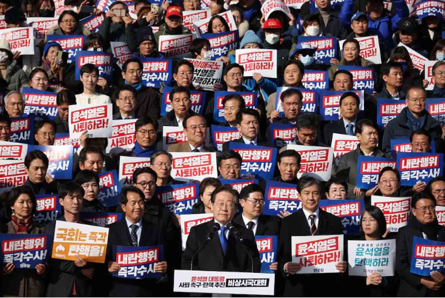 South Korean lawmakers are calling for President Yoon’s impeachment after he reversed his stance on martial law