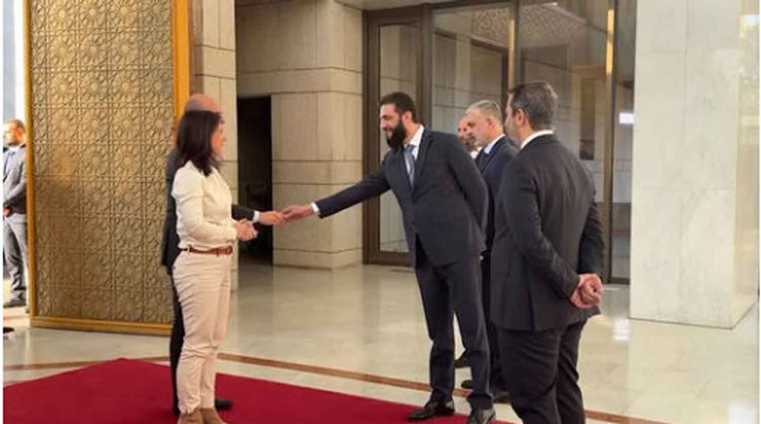 Baerbock-handshake-controversy