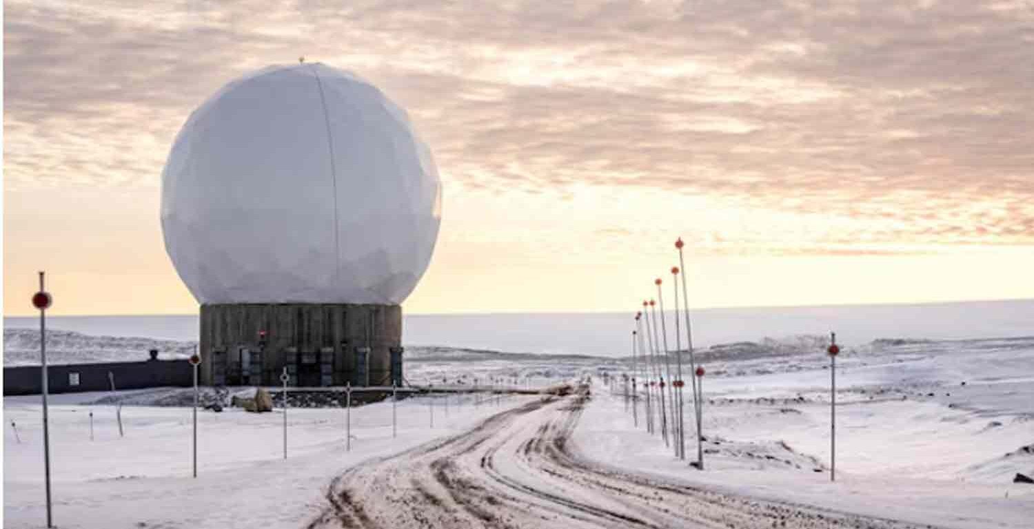 A view of Pituffik Space Base (formerly Thule Air Base) in Greenland.