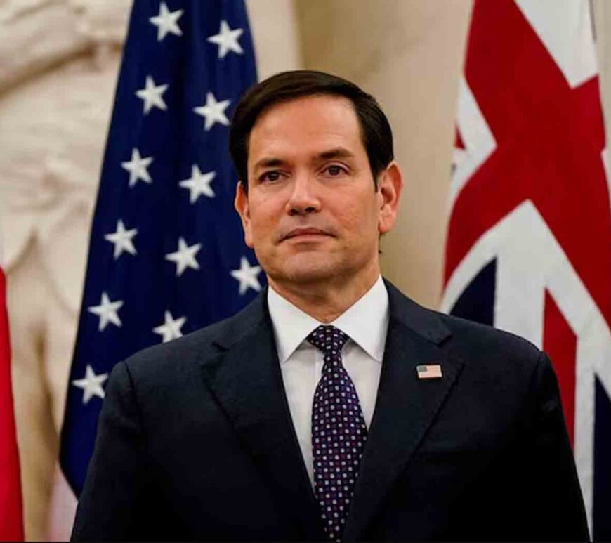 U.S. Secretary of State Marco Rubio at the State Department in Washington, U.S.