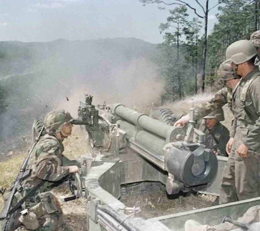 US and Honduras troops work together during training exercises at Zambrano Artillery Range in Honduras.