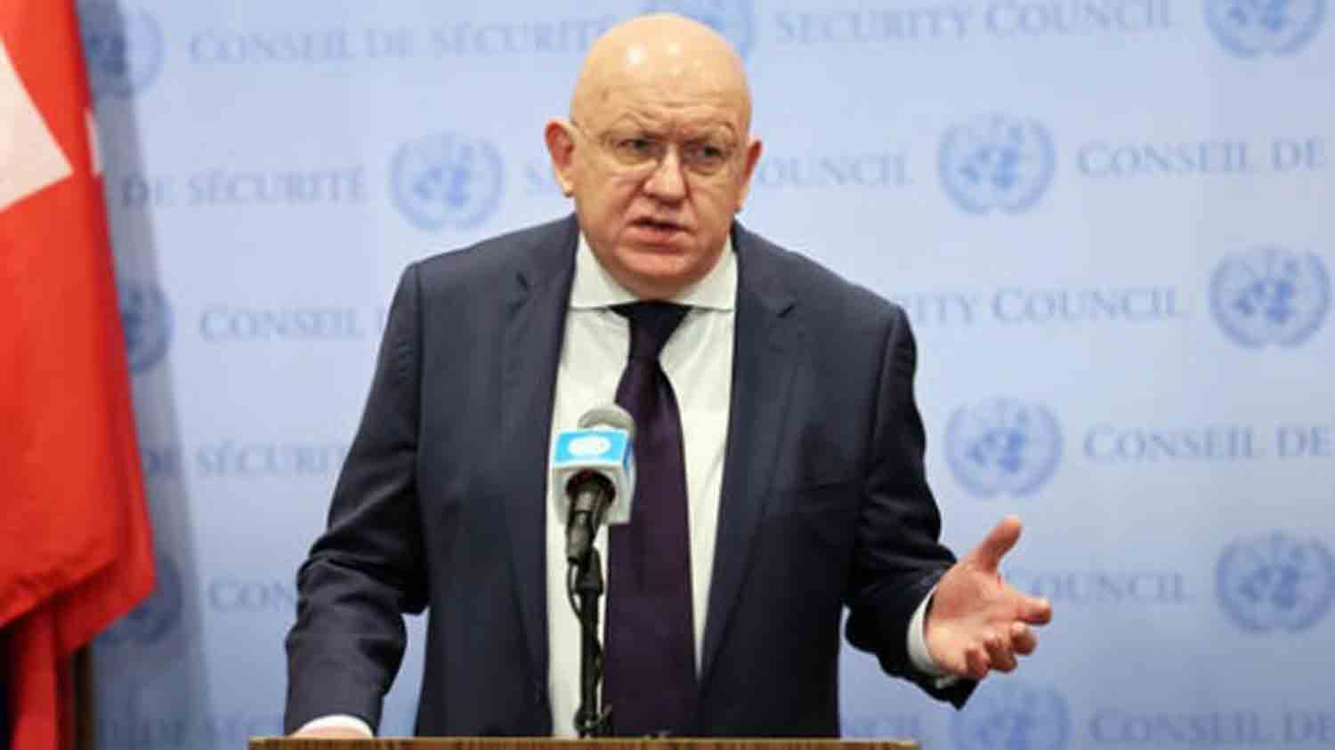 Russia's UN representative Vassily Nebenzia