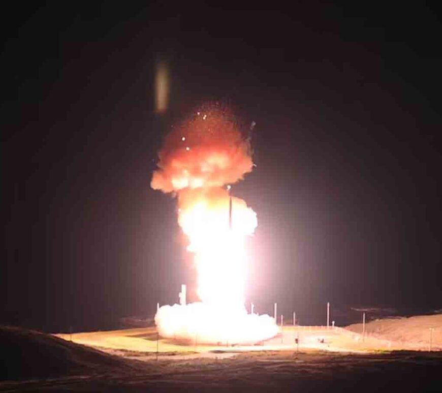 Minuteman III missile test launch