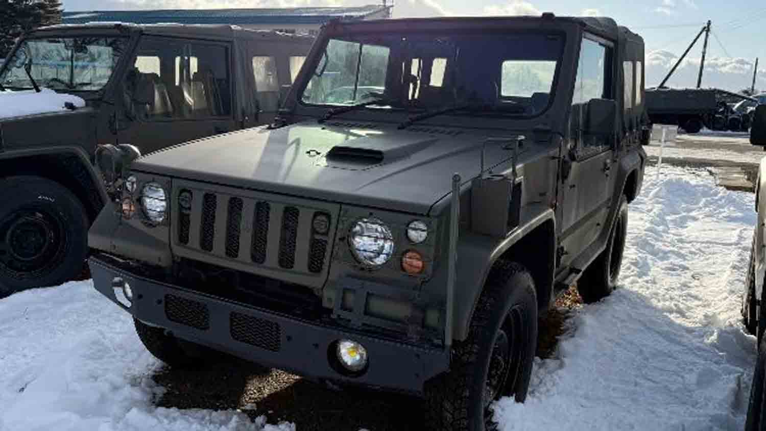 Japan has sent six Mitsubishi Type 73 military trucks to Ukraine