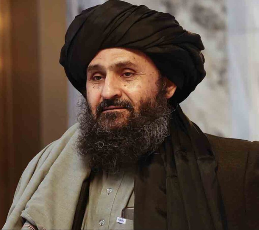 Mullah Abdul Ghani Baradar, deputy prime minister for economic affairs, Afghanistan.