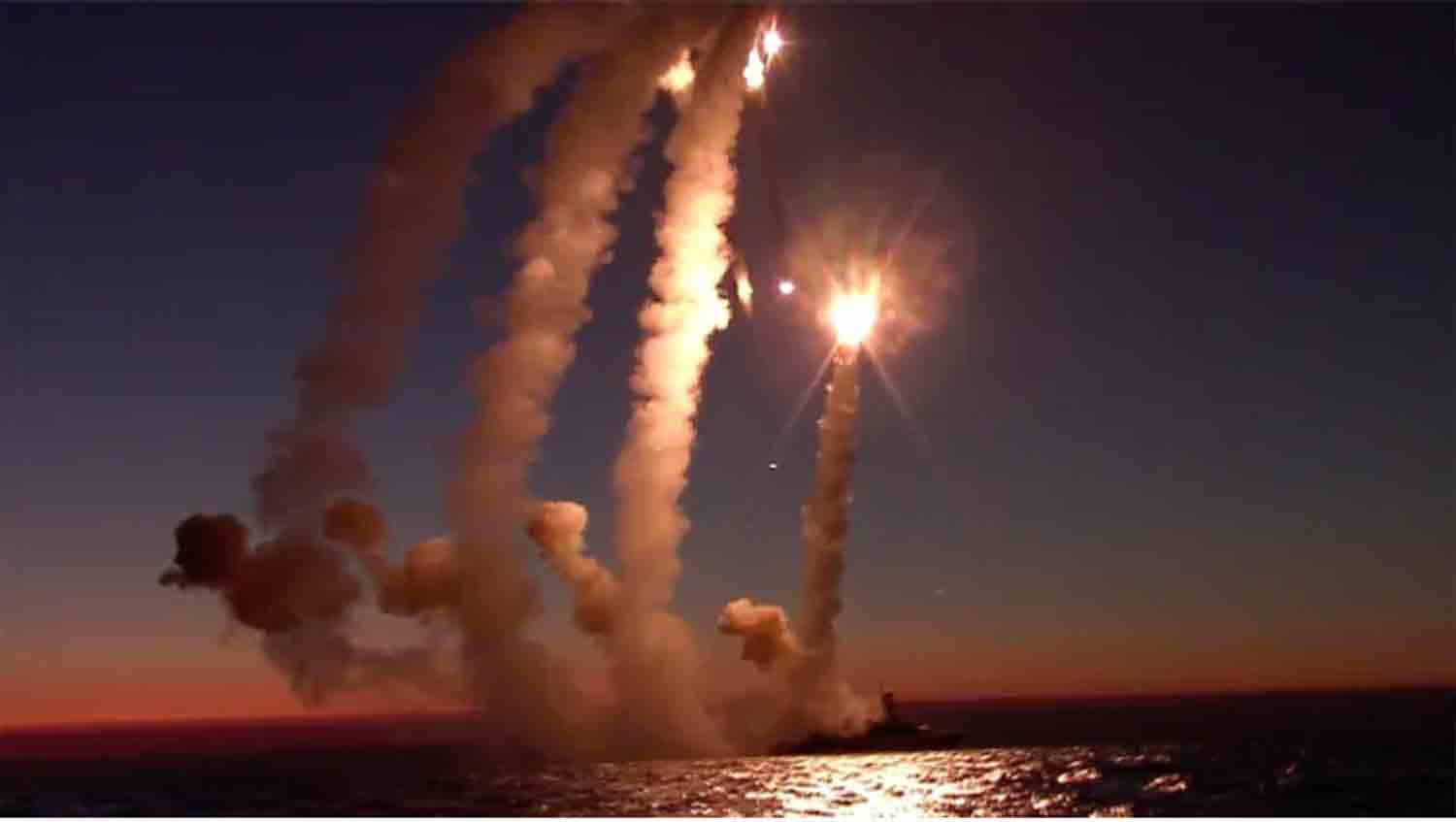 Russian Kalibr cruise missile.