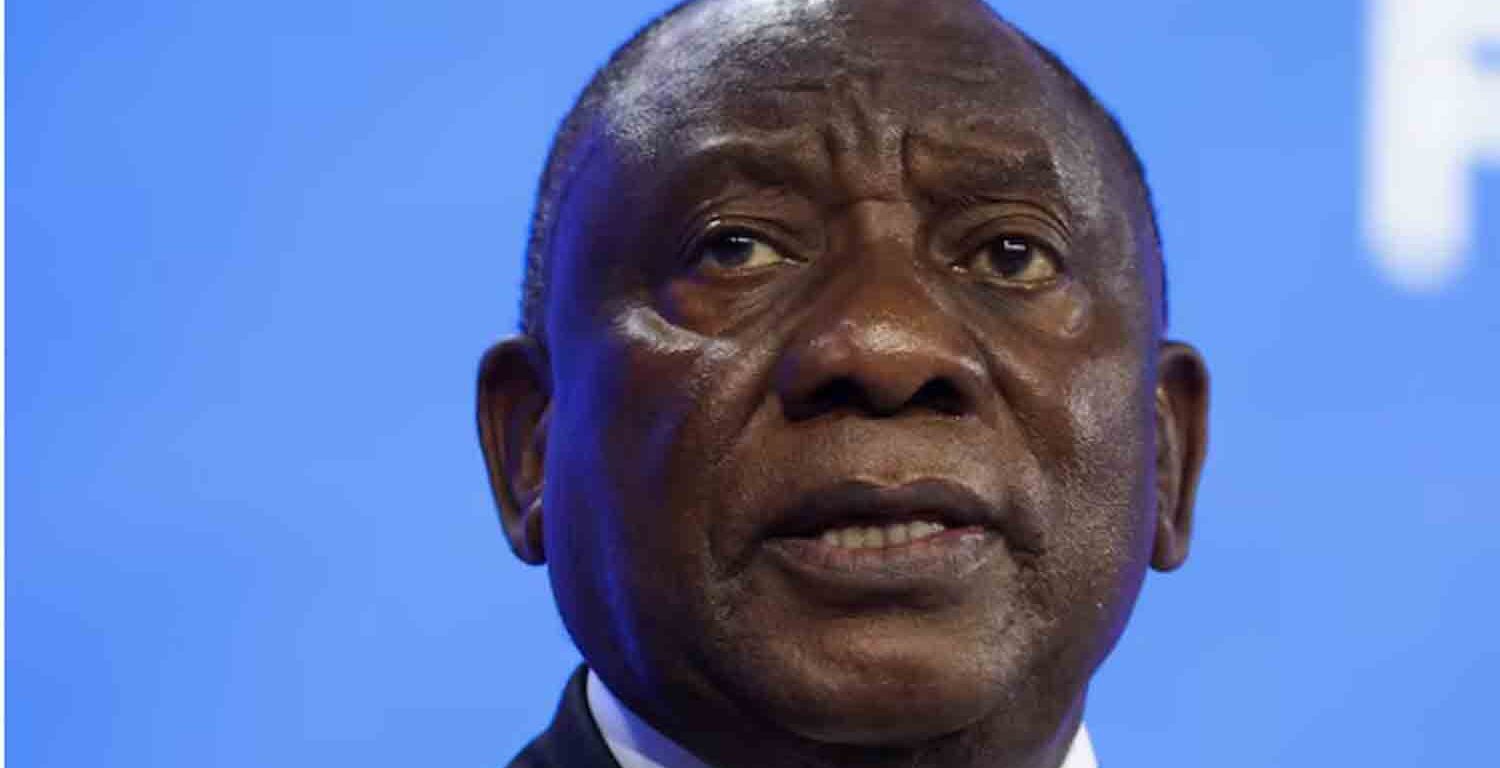 South African President Cyril Ramaphosa