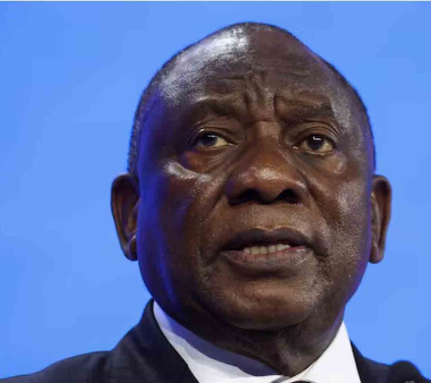 South African President Cyril Ramaphosa