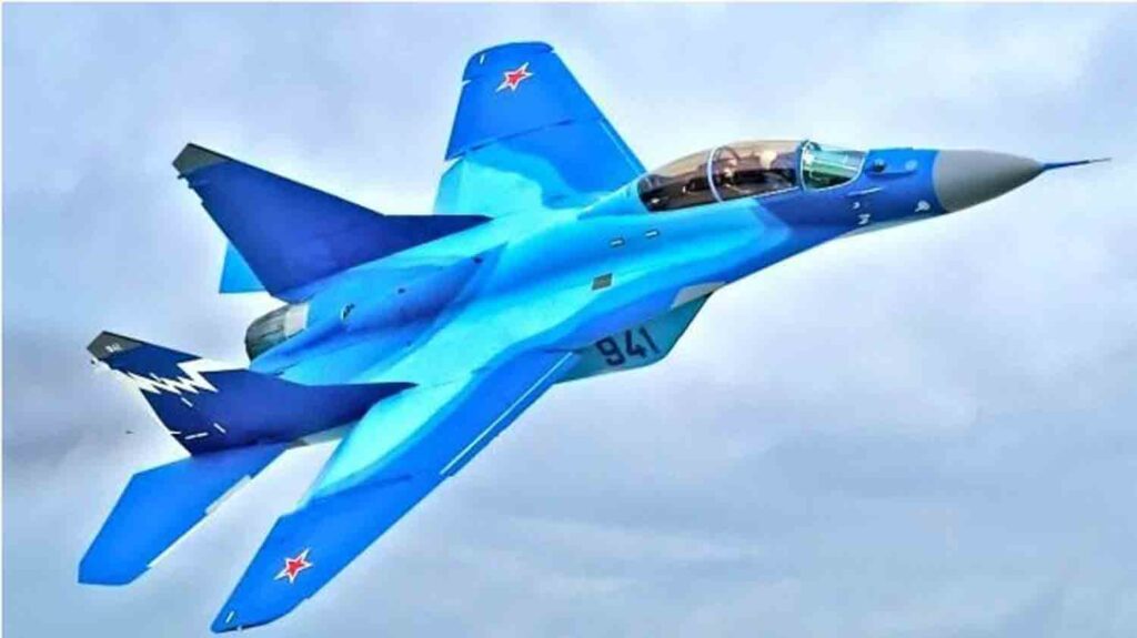 carrier-based MiG-29K fighter jet.