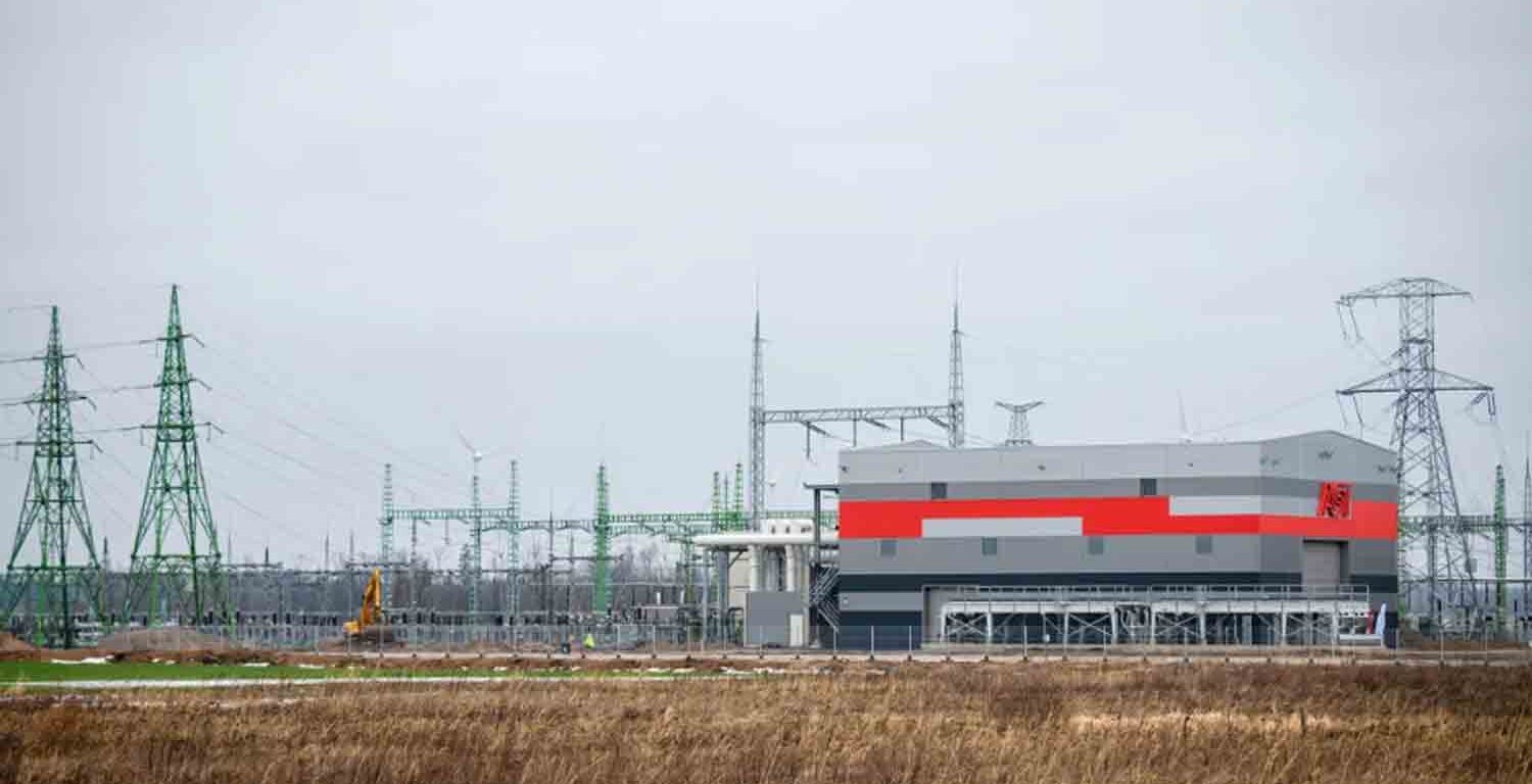 The frequency balancing facility of Latvia's transmission system operator AST (Augstspriegumu Tikls) is pictured in Grobina, near the border with Lithuania.