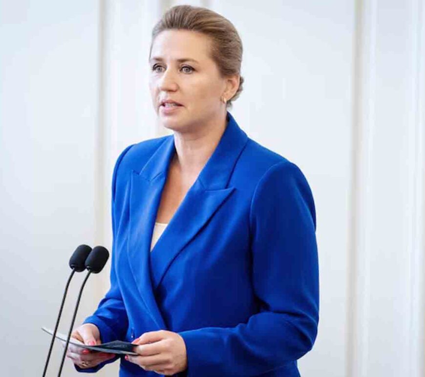 Danish Prime Minister Mette Frederiksen