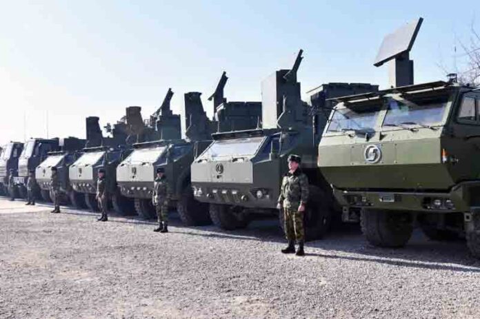 Chinese HQ-17AE air defense system