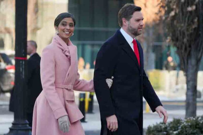 JD Vance and his wife Usha Vance