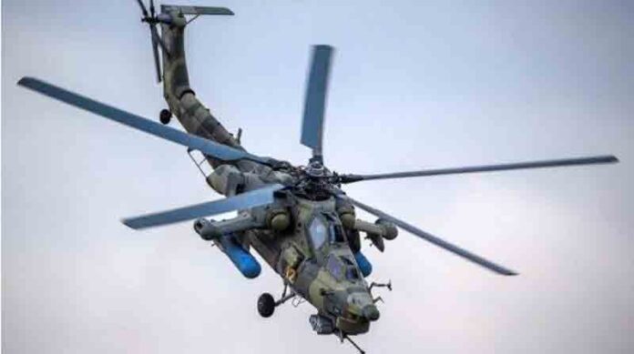 Russian Mil Mi-28 attack helicopter