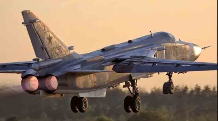 Su-24M tactical bombers, Russia.