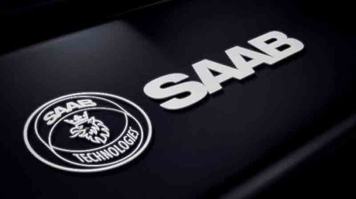 Swedish firm SAAB logo
