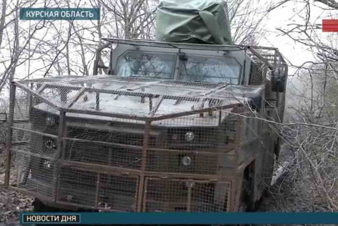 Turkish-made Kirpi-II armored vehicle captured by Russians