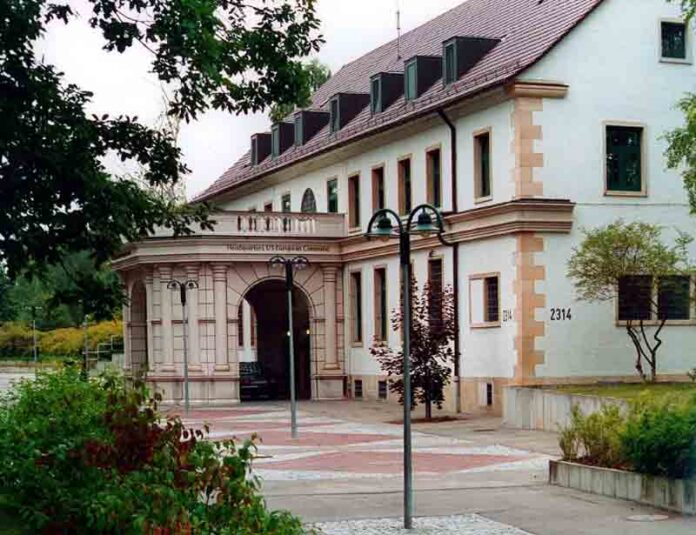 U.S. European Command headquarters in Stuttgart, Germany.