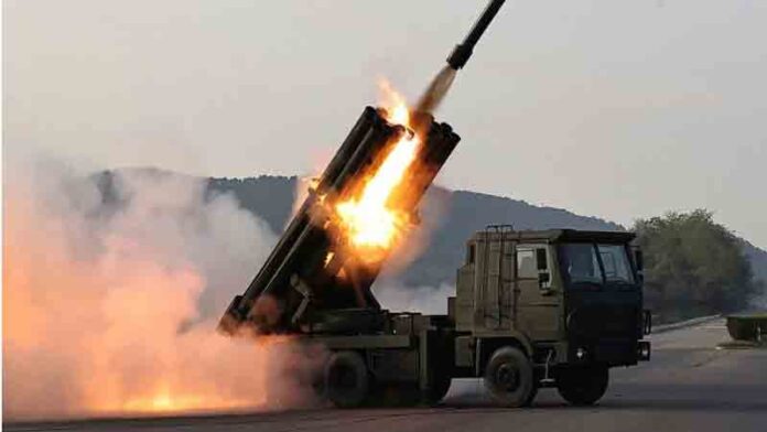 North Korean-made multiple rocket launch systems