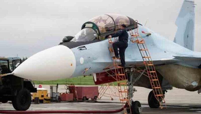 Su-30SM-multirole-fighter-jet Su-30SM multirole fighter jet