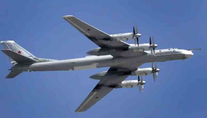 Tu-95 strategic long-range bomber