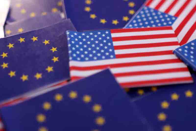 U.S.-and-European-Union-flags U.S. and European Union flags