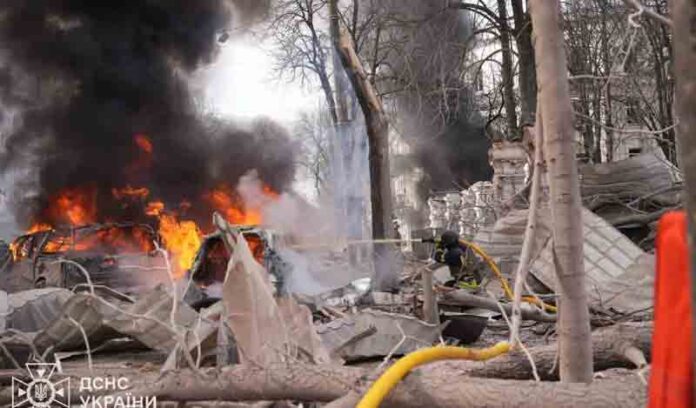 blast at military unit in Russia