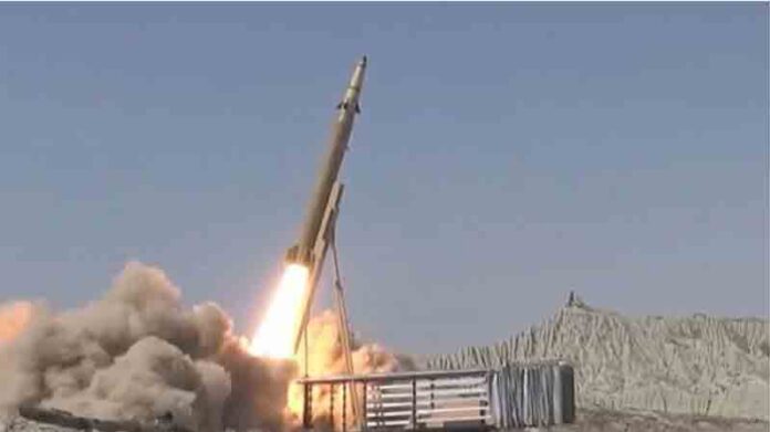 Iran's Qassem Baseer missile launch