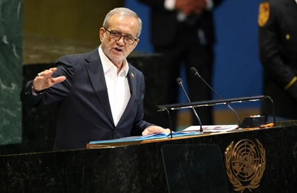 Iran's President Masoud Pezeshkian