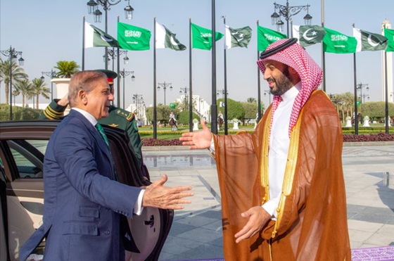 shahbaz sharif with MBS