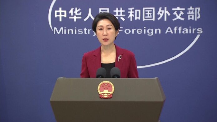 Chinese Foreign Ministry spokesperson Mao Ning Chinese Foreign Ministry spokesperson Mao Ning