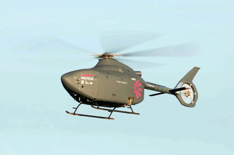 UK's first pilotless helicopter, Proteus