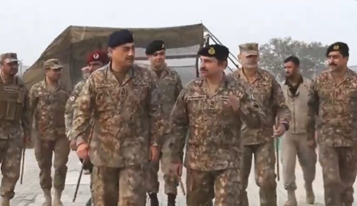 asim munir in lahore garision Field Marshal Syed Asim Munir, visited Lahore Garrison.